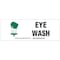 Brady Eye Wash, 3-1/2 in x 10 in, Rectangle, Polyester, 20102KLS, PK10 20102KLS - alternate 1